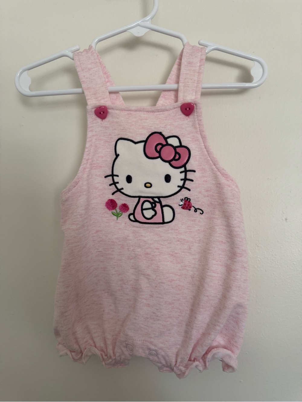 Hello Kitty Pink Baby Overalls